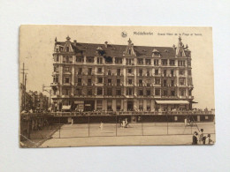 Carte Postale Ancienne (1932) Middelkerke Grand Hôtel De La Plage Et Tennis - Middelkerke