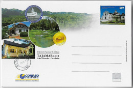 Argentina 2012 Postal Stationery Card Tajamar National Philately Exhibition In Alta Gracia Unused - Postal Stationery