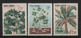 Cambodge - 1965  - Plantes    - N° 164 à 166  -  Neufs ** -  MNH - Cambogia