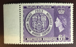 Northern Rhodesia 1953 Rhodes Centenary MNH - Northern Rhodesia (...-1963)
