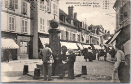 77 MONTEREAU - La Grosse Pompe Et La Grande Rue  - Montereau