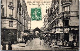 92 LEVALLOIS PERRET - Perspective De La Rue Du Marche  - Levallois Perret