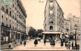 92 BOIS COLOMBES - Rue Et Place Centrale. - Other & Unclassified