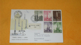 ENVELOPPE ANCIENNE DE 1959../ POSTA AEREA 1959 ..CACHETS CITTA DEL VATICANO ET RECOMMANDE POUR CASTRES + TIMBRES X5 - Cartas & Documentos