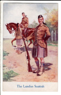 The London Scottish - Illustrateur - Cartes Postales Ancienne - Régiments