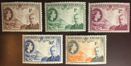 Northern Rhodesia 1953 Rhodes Centenary Set MNH - Noord-Rhodesië (...-1963)