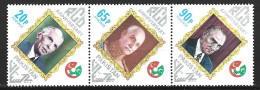 PAKISTAN. N°418-20 De 1976. Shah D'Iran/Atatürk. - Pakistan