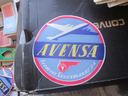 Avensa Aerovias Venezulanas S A - Andere & Zonder Classificatie