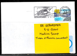 K137 - N° 3311 SUR LETTRE DE GERARDMER DU 09/06/00 - Storia Postale