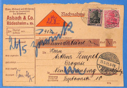 Allemagne Reich 1921 - Carte Postale De Rudesheim - G32902 - Storia Postale