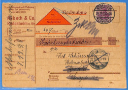 Allemagne Reich 1920 - Carte Postale De Rudesheim - G32900 - Storia Postale