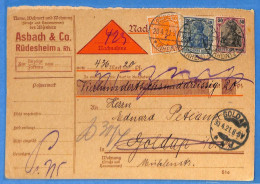 Allemagne Reich 1921 - Carte Postale De Rudesheim - G32903 - Briefe U. Dokumente