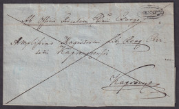 Czech 1834, Bohemia, Březnice, Bresnitz, Berzenncze, Entire Letter, Paid To Des - Sonstige & Ohne Zuordnung