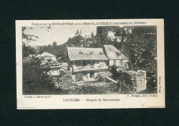 Chromo Aiguebelle. Photographie J. Levy Et Cie    Lourdes  Maison De Bernadette   10,5 X 6,5 Cm - Aiguebelle