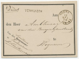 Naamstempel Venhuizen 1876 - Brieven En Documenten