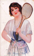 Sport - TENNIS - Illustrateur  - The Tennis Girl - 1918 - Tenis
