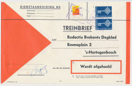 Treinbrief Oss - S Hertogenbosch 1968 - Unclassified