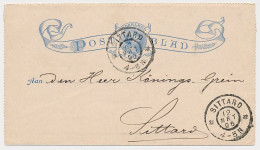 Postblad G. 2 B Locaal Te Sittard 1896 - Postal Stationery