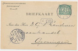 Firma Briefkaart Appingedam 1910 - Stroocartonfabriek - Unclassified