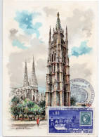 Carte  Maxi  1970 Premier Jour  BORDEAUX: La Tour Pey -berland - 1970-1979