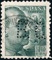 Madrid - Perforado - Edi O 870 - "B.C." (Banco) - Oblitérés