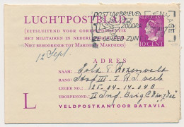 Luchtpostblad G. 1 A Den Haag - Ned. Indie 1947 - Postal Stationery