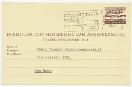 Verhuiskaart G. 33 S Hertogenbosch - Den Haag 1967 - Postal Stationery