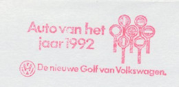 Meter Cut Netherlands 1992 Car - Volkswagen Golf - VW - Car Of The Year 1992 - Voitures