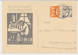 Briefkaart G. 233 / Bijfrankering Deventer - Rotterdam 1933 - Entiers Postaux