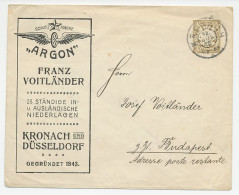 Postal Stationery Bayern 1910 Argon - Transport - Wheel Wing - Other & Unclassified