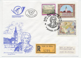 Registered Cover / Postmark Austria 1994 Daniel Gran - Painter - Andere & Zonder Classificatie