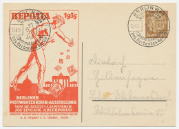 Postal Stationery Germany 1935 Philatelic Exhibition Berlin - Hermes - Stamps - Altri & Non Classificati