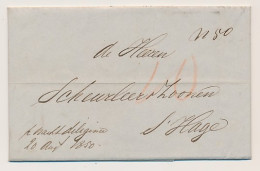 Amsterdam - Den Haag 1850 - Diligence Post Koens - ...-1852 Vorläufer