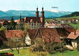 73265869 St Peter Schwarzwald Ortsansicht Mit Kirche Blick Zum Feldberg St Peter - St. Peter