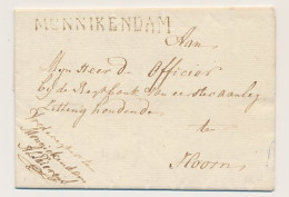 MUNNIKENDAM - Hoorn 1815 - ...-1852 Vorläufer
