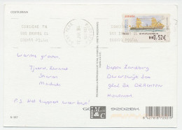 Postcard / ATM Stamp Spain 2004 Steam Sailing Ship - Bateaux