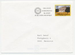 Cover / Postmark France 1994 International Year Of Sport - The Olympic Ideal - Altri & Non Classificati