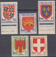 FRANCE - 1949 - Serie Completa Composta Da 5 Valori Nuovi MH/MNH: Yvert  834/838. - Ungebraucht