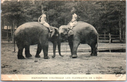 75 PARIS - Expo Coloniale, Deux Elephants  - Expositions