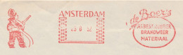 Meter Cover Netherlands 1952 Fireman - Asbestos Rubber - Fire Fighting Equipment - Firemen