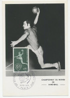 Maximum Card France 1970 Handball - World Championship - Sonstige & Ohne Zuordnung