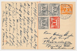 Briefkaart G. 238 / Bijfrankering Rotterdam - Duitsland 1939 - Ganzsachen