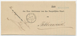Naamstempel Avenhorn 1883 - Cartas & Documentos