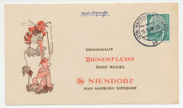 Illustrated Card Germany 1959 Bee - Honey - Pipesmoking - Sonstige & Ohne Zuordnung