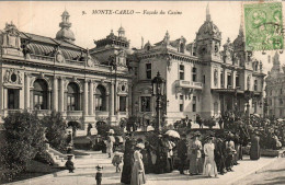 N°2185 W -cpa Monte Carlo -façade Du Casino- - Casino