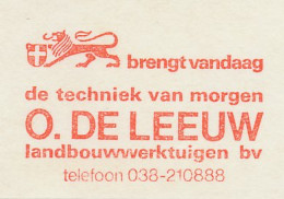 Meter Cut Netherlands 1988 Coat Of Arms - Lion - Autres & Non Classés