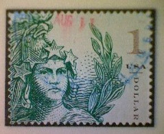 United States, Scott #5295, Used(o), 2018, Statue Of Freedom, $1.00, Emerald - Gebruikt