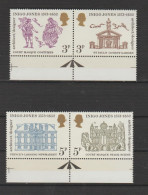 Great Britain 1973 Inigo Jones Architect And Designer Se-tenant Pairs With Selvage MNH ** - Andere & Zonder Classificatie