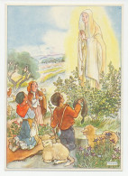 Postal Stationery Portugal Virgin Mary - Shepherds - Sheep - Otros & Sin Clasificación