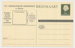 Spoorwegbriefkaart G. NS313 B - Ganzsachen